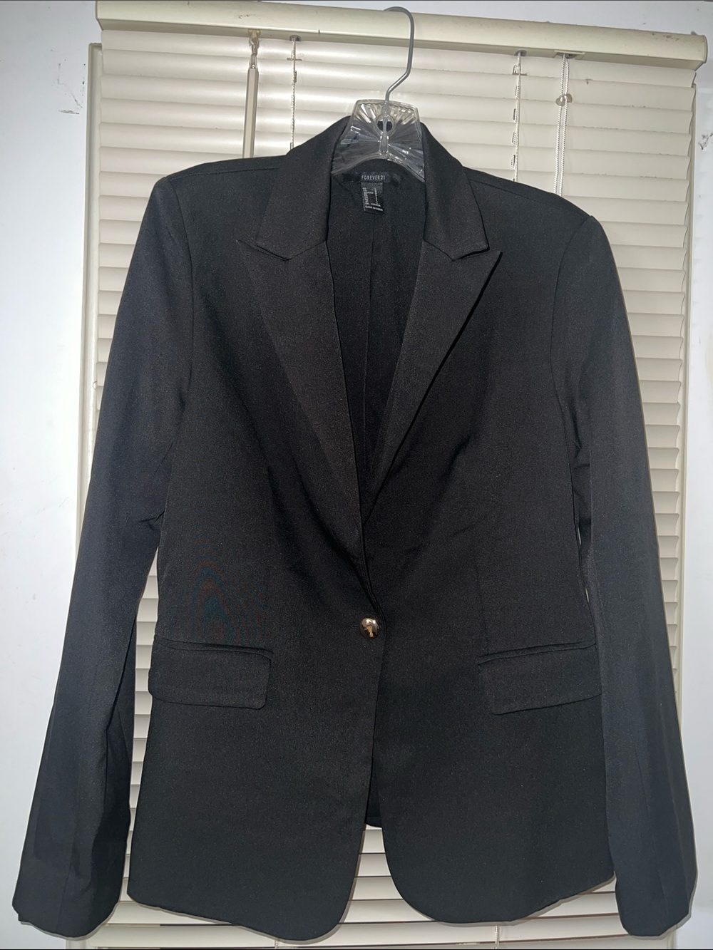 Forever 21 Black Single-Button Women's Blazer